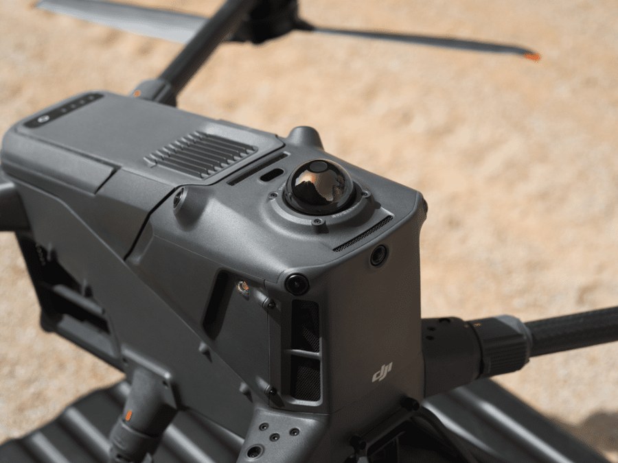 Industrial drone with a LiDAR sensor